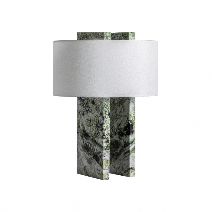 Veioza Art Deco bronz verde si alb|Lampi de masa elegante [1]