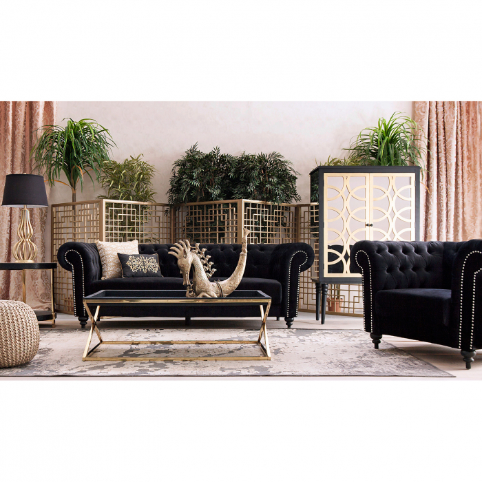 Veioza Art Deco metal aurit|Lampi elegante [3]