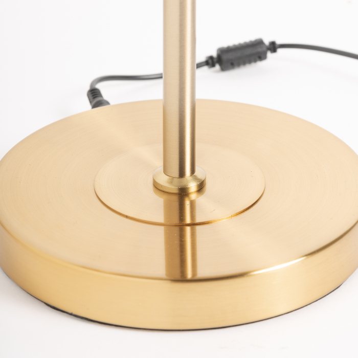 Veioza Art Deco aurie cu acrilic si cristal|Veioze rafinate [3]