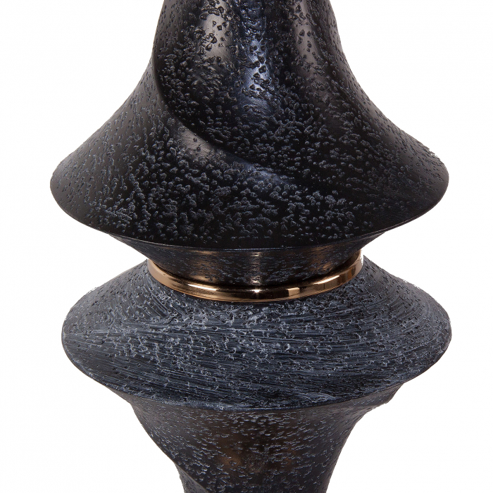 Veioza Art Deco metal negru|Iluminat elegant interior [2]