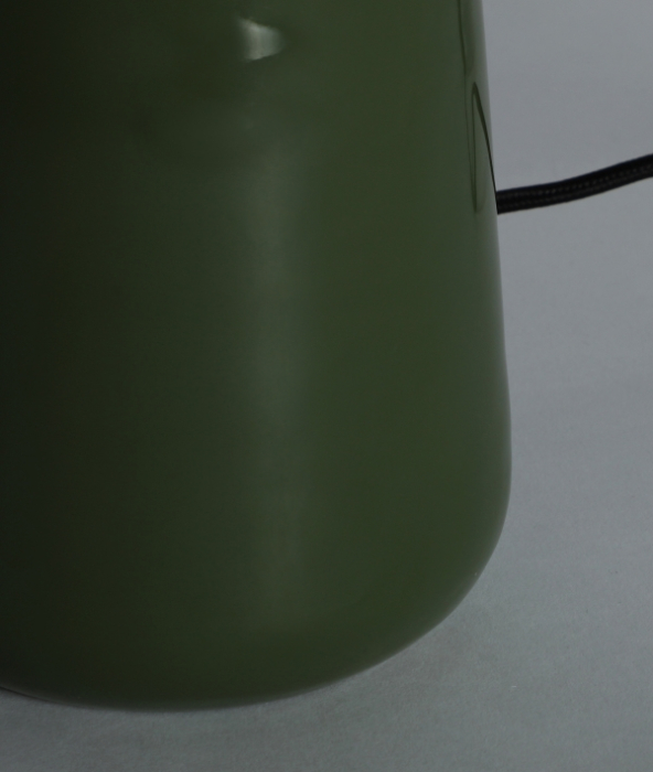 Veioza din metal verde cu finisaj lucios si design geometric Arosa [3]