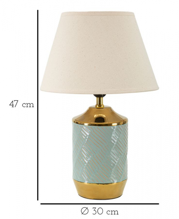 Veioza Baza Ceramica CreativDeco - Lampa de Masa Eleganta de Lux [6]