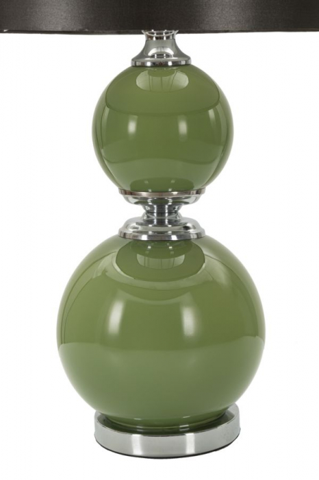 Veioza verde-argintie | Lampa de masa CreativDeco [3]
