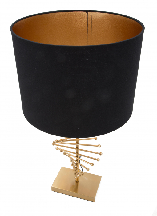 Veioza Glam Sticky, auriu/negru, fier/poliester [5]