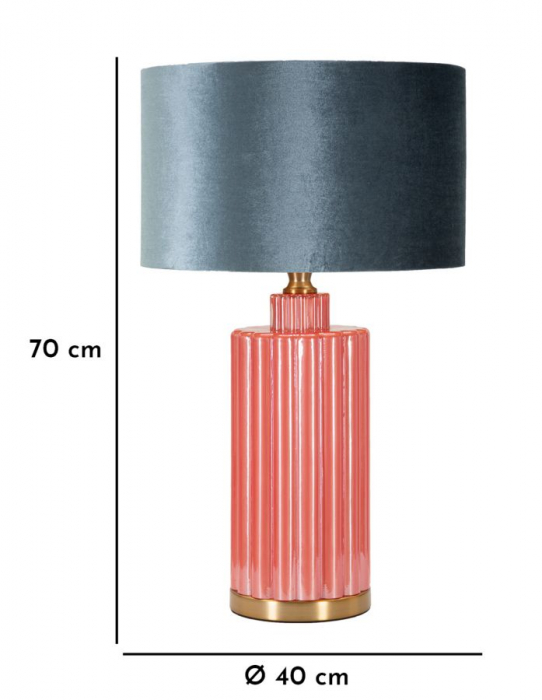 Veioza inalta eleganta | Iluminat stilat CreativDeco [7]