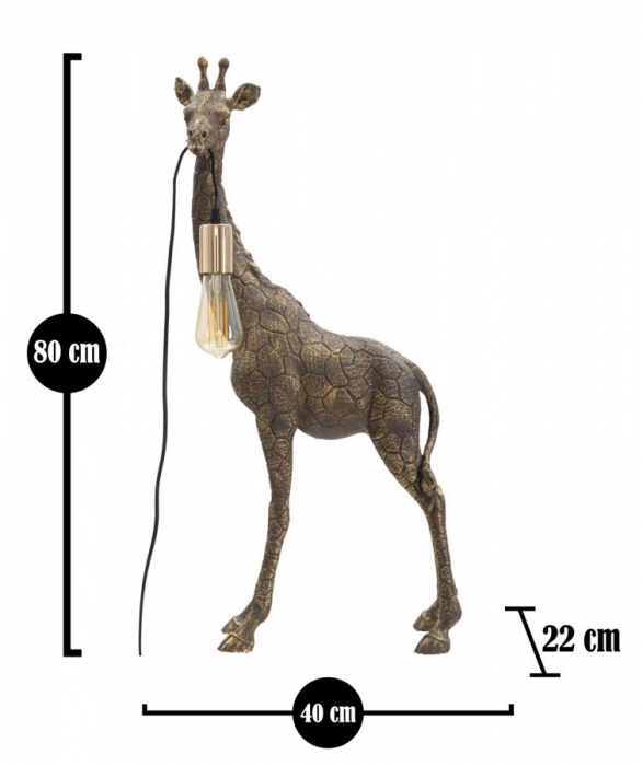 Veioza girafa | Iluminat decorativ | CreativDeco [7]