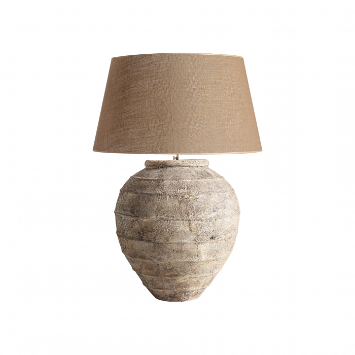 Veioza inalta provensala ceramica bej|Veiozele decorative rustice [1]