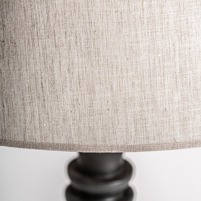 Veioza inalta vintage teracota alb negru|Veioze decorative rustice [2]