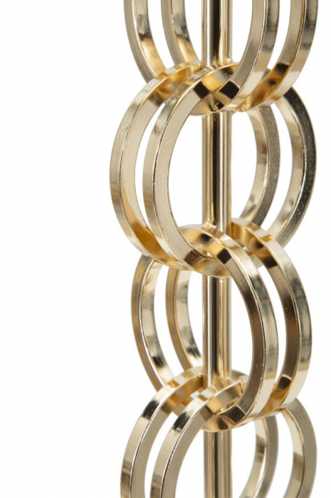 Veioza Rings, metal/textil, negru/auriu, Mauro Ferretti [6]