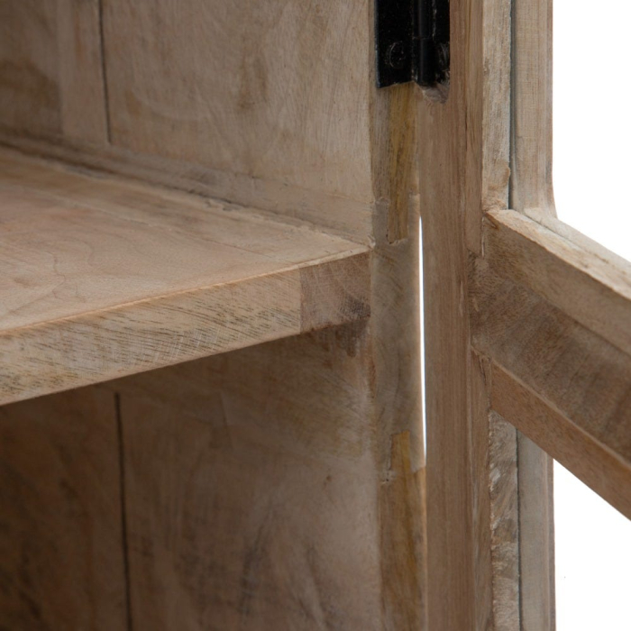 Vitrină mango alb antichizat sticlă [6]