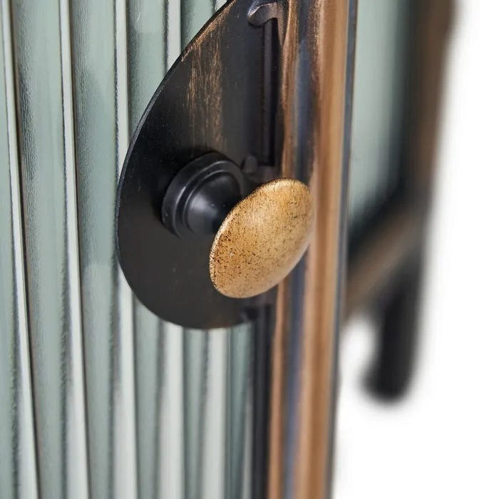 vitrina eleganta cu rafturi de sticla CreativDeco [6]
