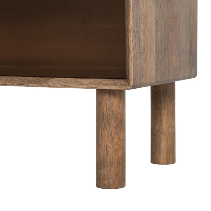 Vitrina din lemn maro cu usi din sticla securizata [10]