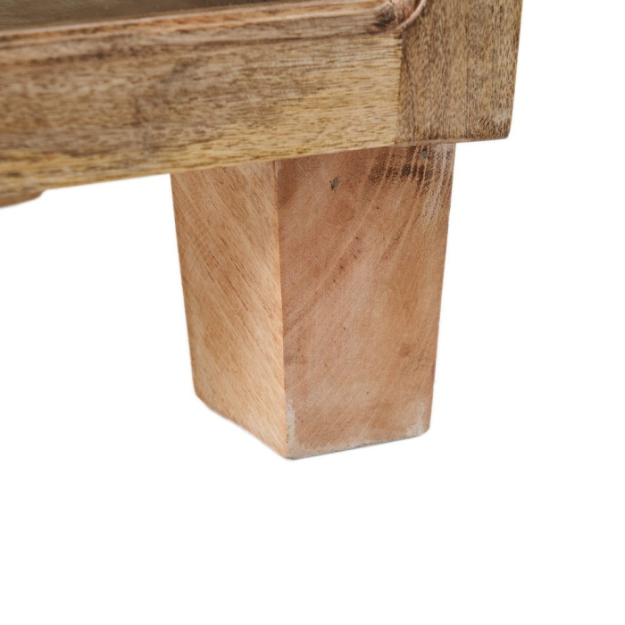 Vitrină mango natural două uși sticlă [7]