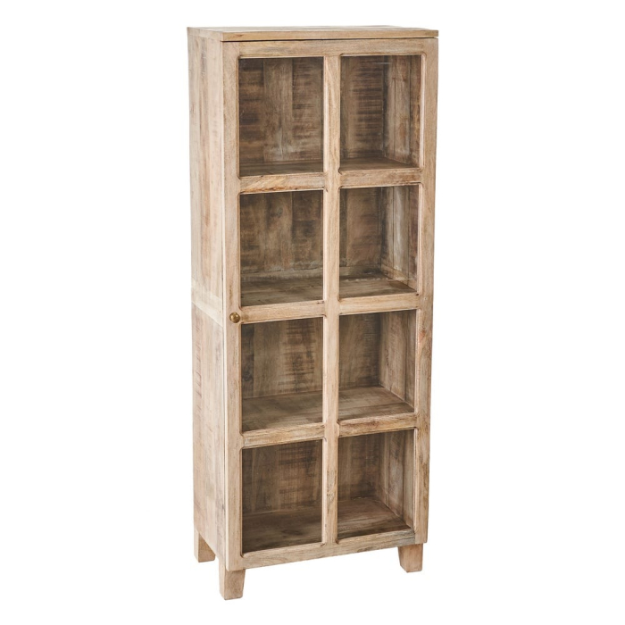 Vitrină mango natural ușă sticlă [2]