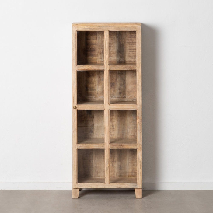 Vitrină mango natural ușă sticlă [1]