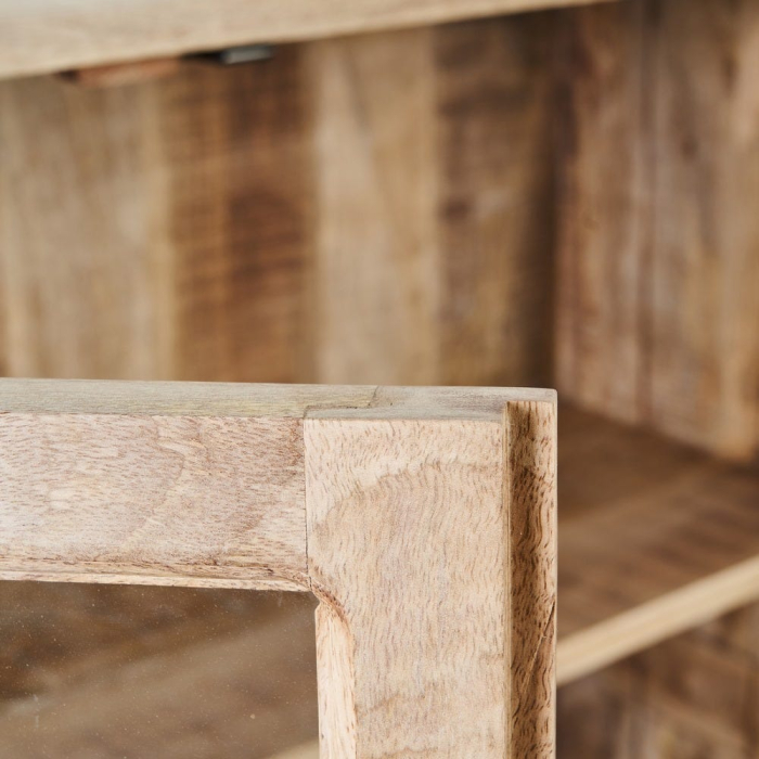 Vitrină mango natural înaltă sticlă [5]