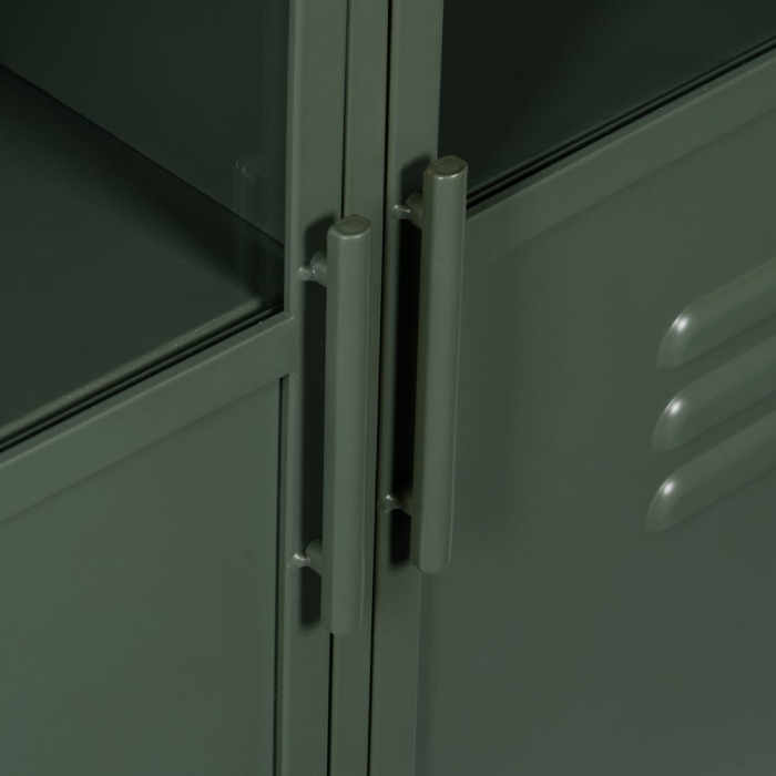 Vitrina metal verde industrial|Vitrine decor moderne [8]