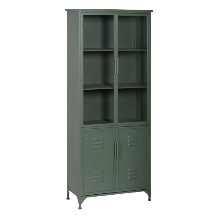 Vitrina metal verde industrial|Vitrine decor moderne [3]