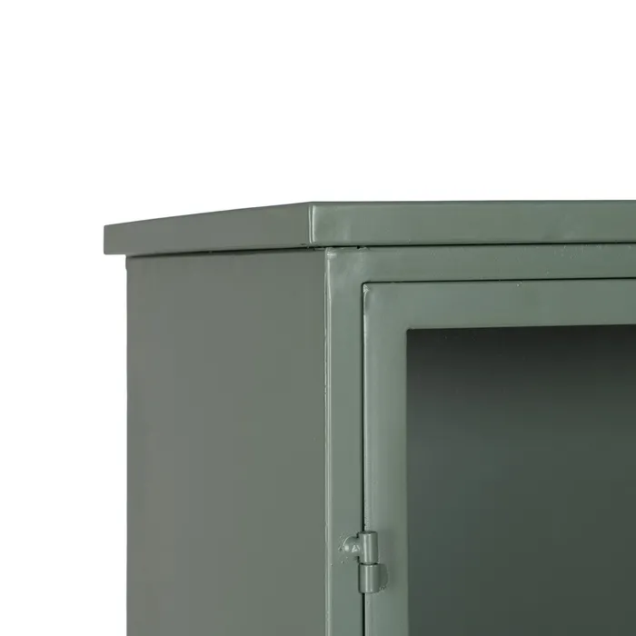 Vitrina metal verde industrial|Vitrine decor moderne [4]