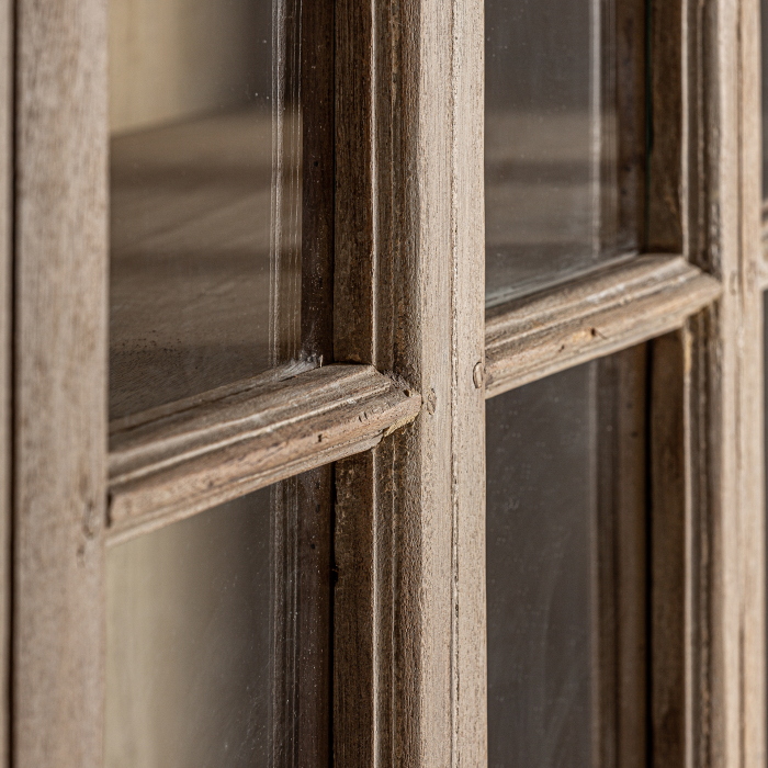 Vitrina coloniala lemn tec|Vitrine elegante [5]