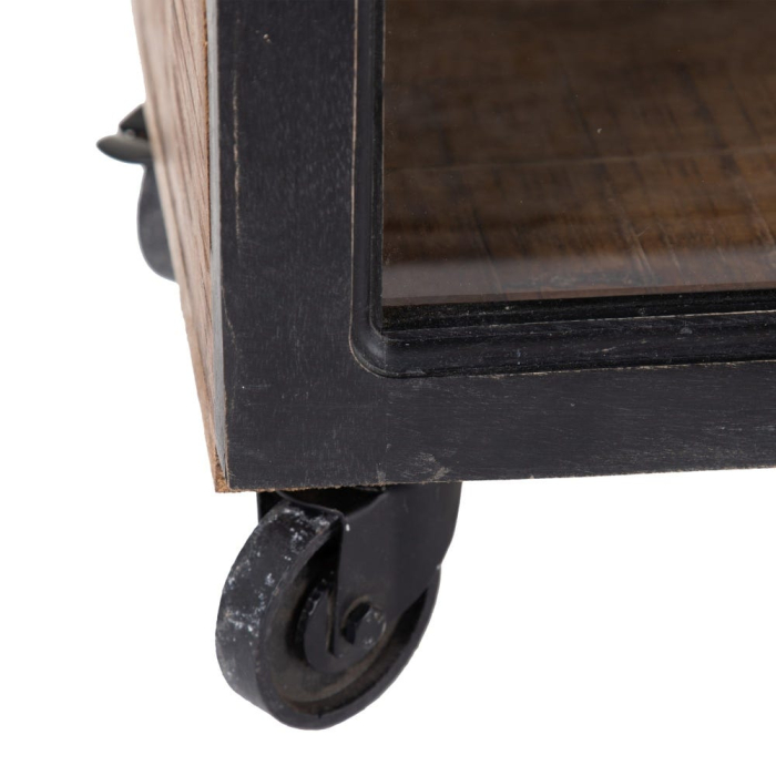 Vitrină industrială mango negru sticlă [4]