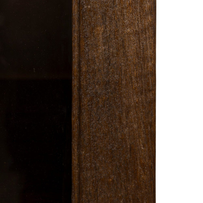 Vitrină mango maro îngustă sticlă [9]