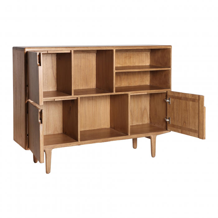 Vitrina lemn mindi nordic|Vitrine moderne premium [3]