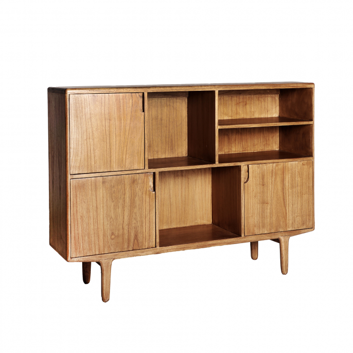 Vitrina lemn mindi nordic|Vitrine moderne premium [2]