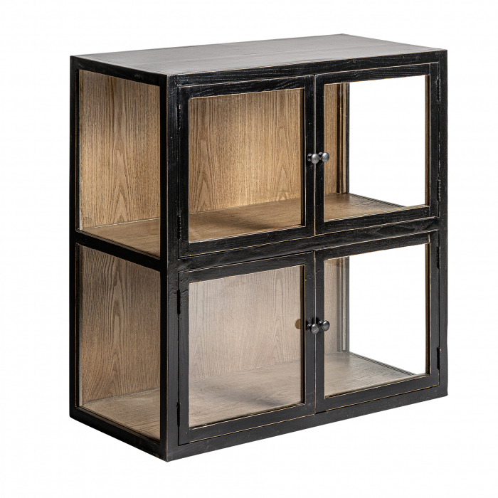 Vitrina modulara coloniala lemn reciclat|Vitrine elegante [2]