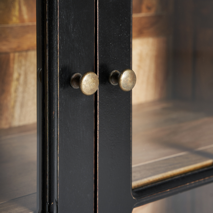 Vitrina modulara coloniala mango negru|Vitrine elegante [5]