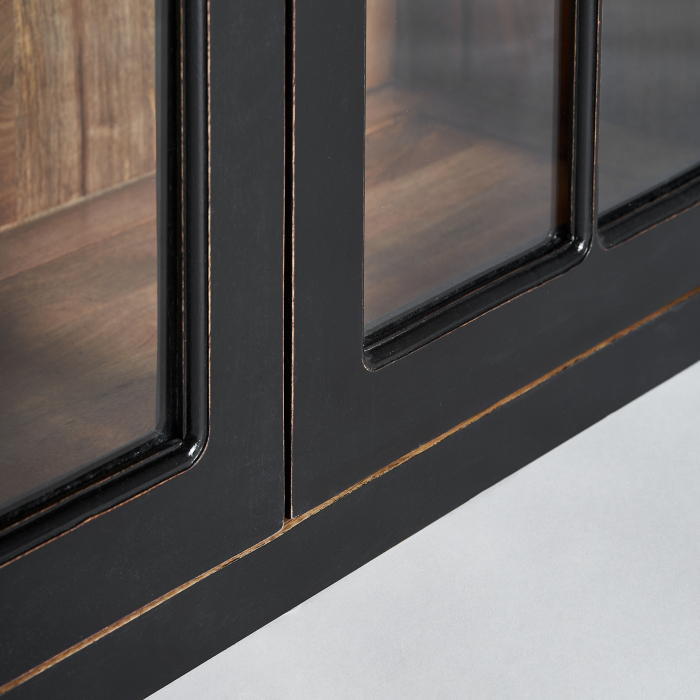 Vitrina modulara coloniala mango negru|Vitrine elegante [8]
