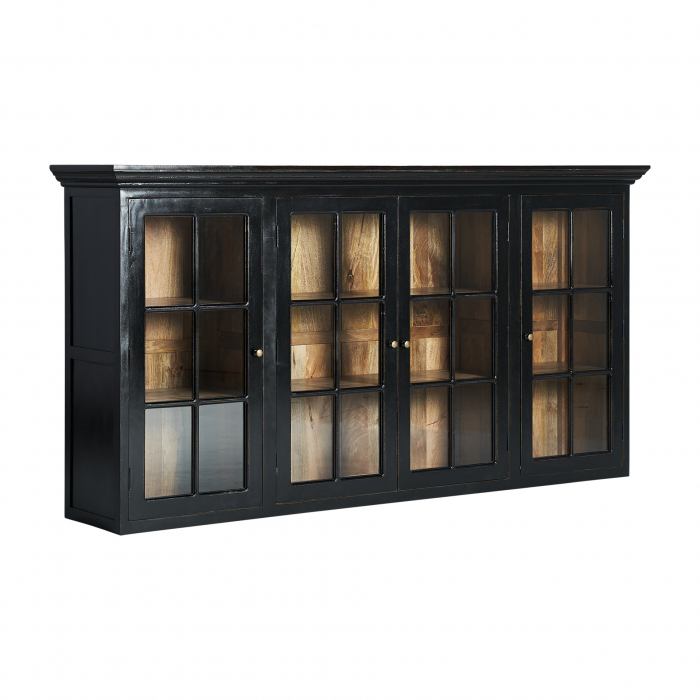 Vitrina modulara coloniala mango negru|Vitrine elegante [3]