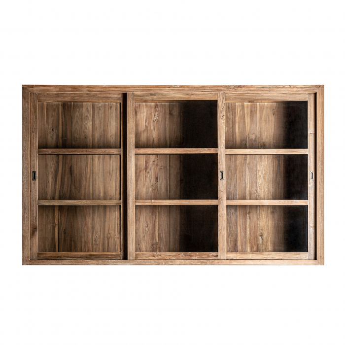 Vitrina coloniala lemn tec reciclat|Vitrine statement [2]