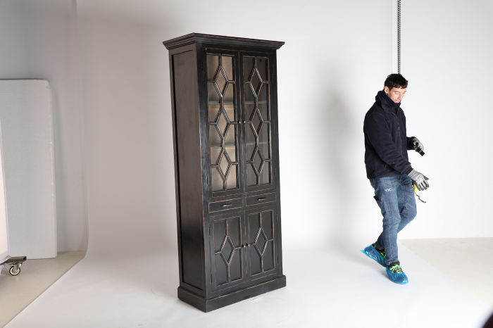 Vitrina provensala lemn ulm|Vitrine elegante [2]