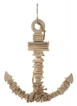 Decoratiuni perete din lemn - Ancora Decorativa Perete CreativDeco - Design Nautic si Modern