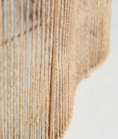 Aplica de perete YAXUNAH din iută și fier maro deschis [4]