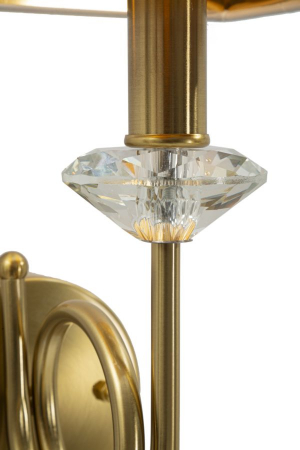 Aplica metal auriu cu cristal [4]