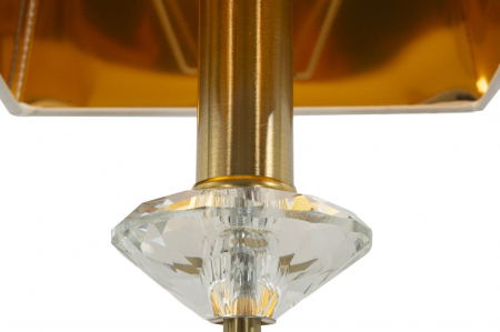 Aplica metal auriu cu cristal [5]