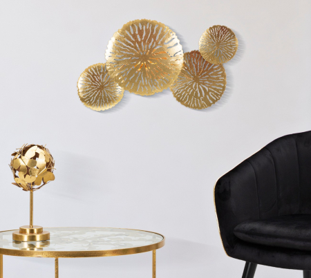 Aplica Dishi Plus, fier auriu, 2 lumini - CreativDeco.ro [1]