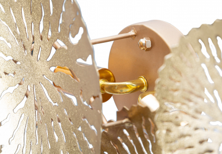 Aplica Dishi Plus, fier auriu, 2 lumini - CreativDeco.ro [3]