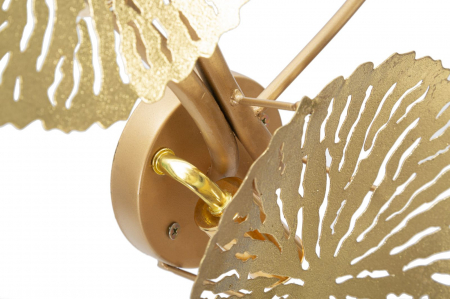 Aplica aurie Dishi 3 lumini CreativDeco lampa perete decorativa Glam [9]