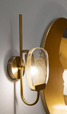Aplica eleganta cu sticla fumurie | Ambient rafinat | CreativDeco [1]