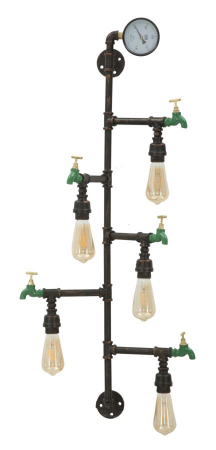 Aplica industriala Manhattan 5 brate CreativDeco lampa perete vintage [12]