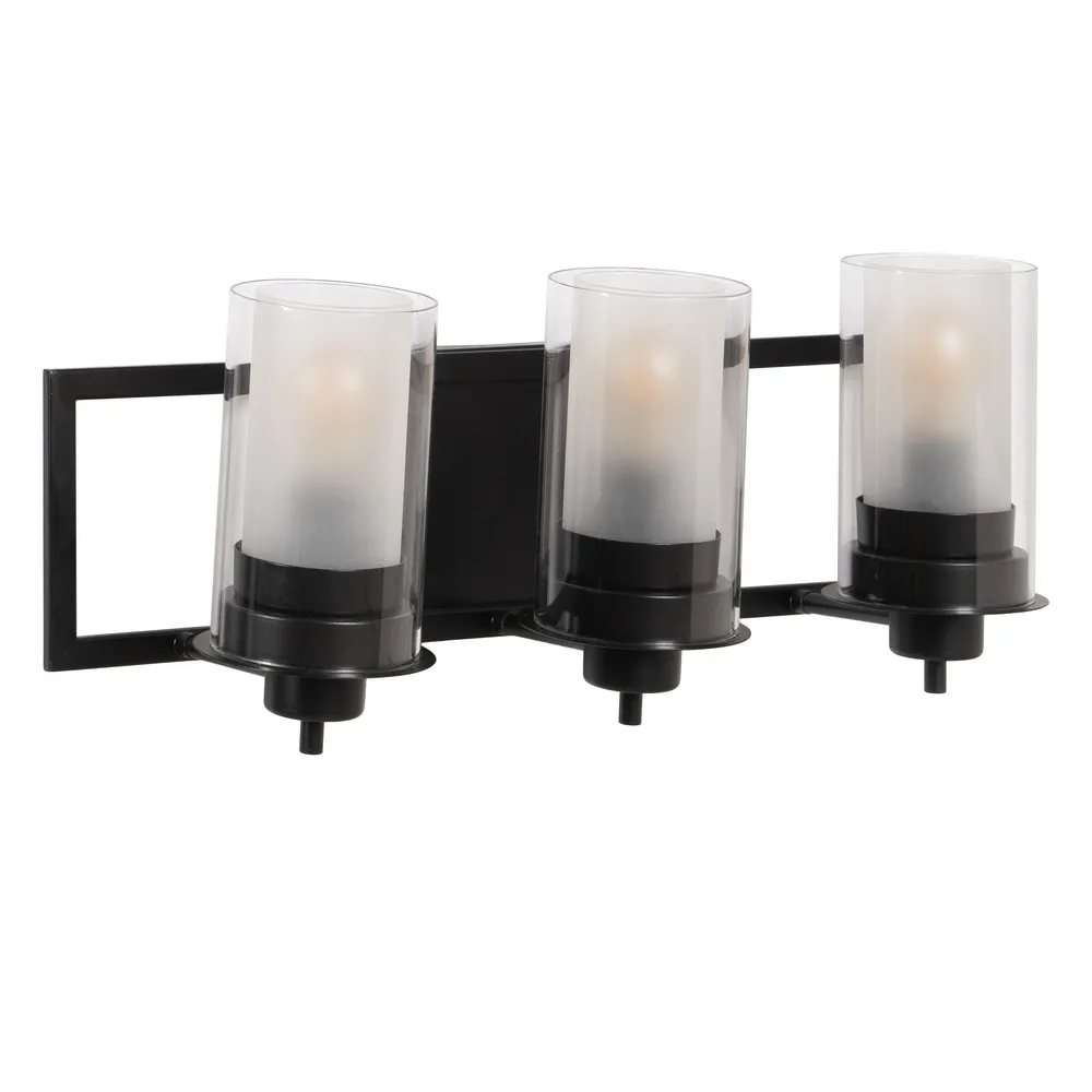 Aplica perete, metal, negru, Ixia [1]