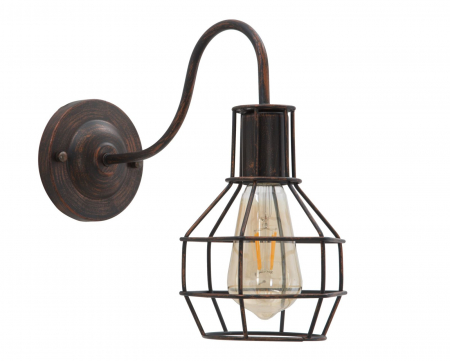 Lampa perete Industry, Metal, Maro - creativdeco.ro