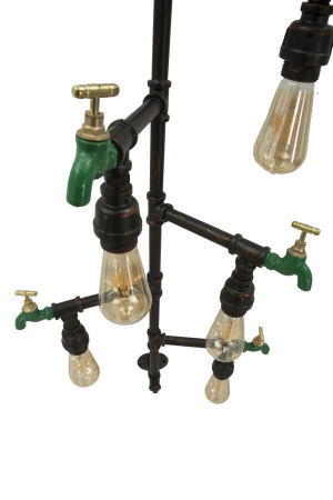 Aplica industriala Manhattan 5 brate CreativDeco lampa perete vintage [4]