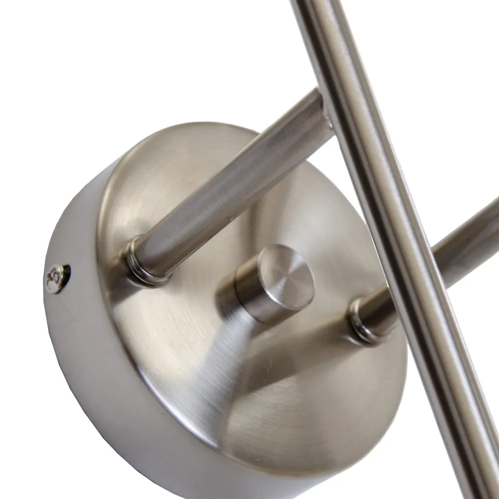 Aplica perete, metal, argintiu - CREATIVDECO.RO [3]