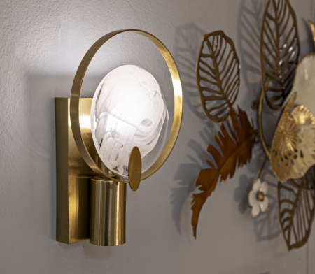 Aplica unica cu sticla groasa | Design modern | CreativDeco [1]
