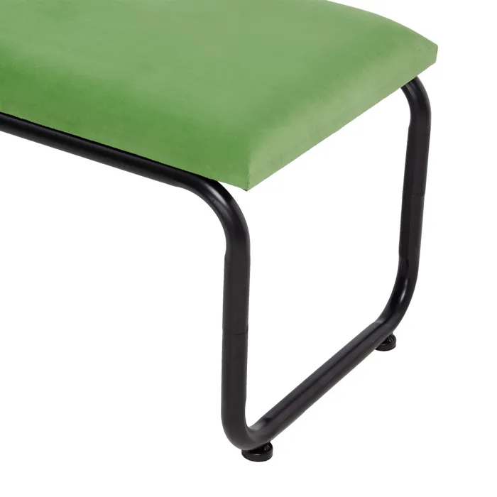Bancuta, Catifea Verde, Metal Negru - creativdeco.ro [9]