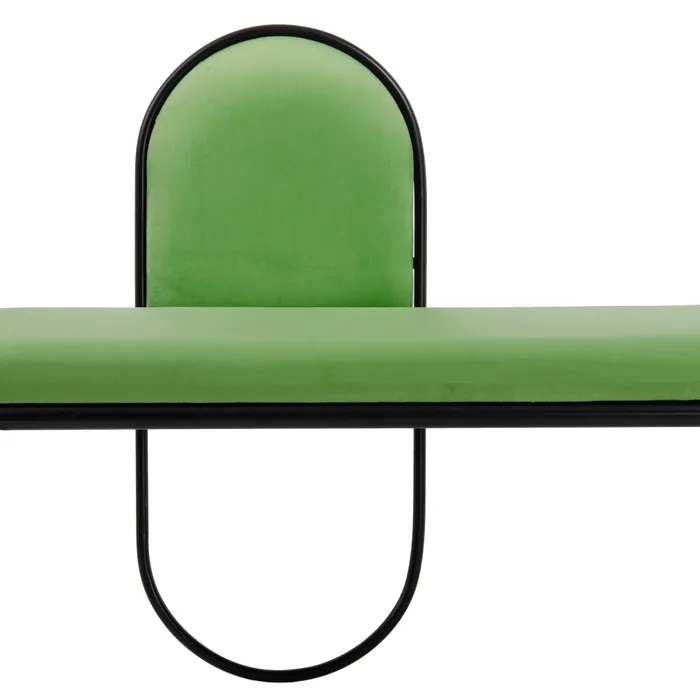 Bancuta, Catifea Verde, Metal Negru - creativdeco.ro [6]